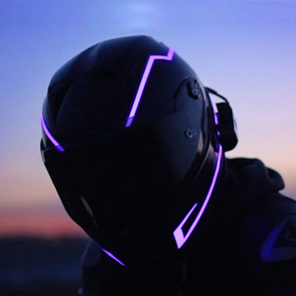 Kit de bandes LED pour casque de moto