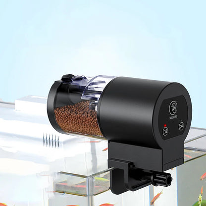 Intelligent Timing & Large CapacityAutomatic Fish Feeder