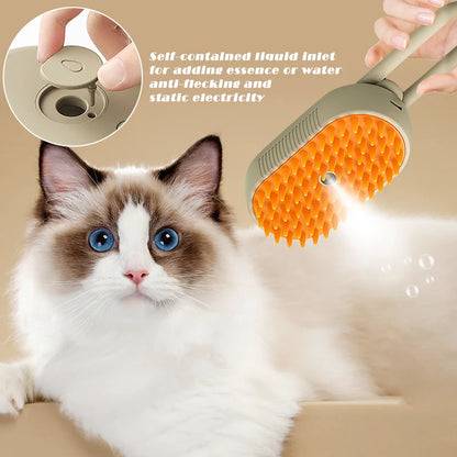 Pet Steam Brush Cat Dog