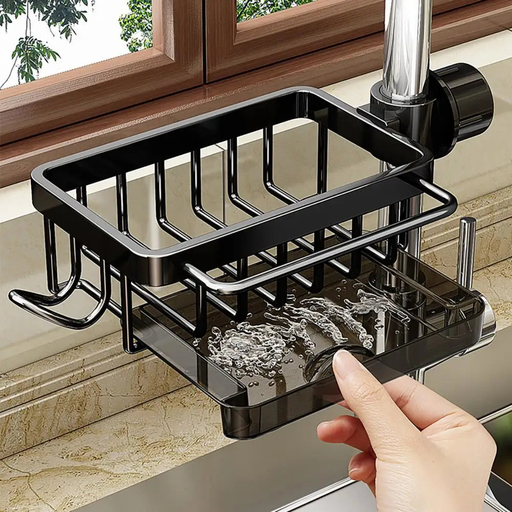 Multi-Functional Drain Rack for Sponge Holder