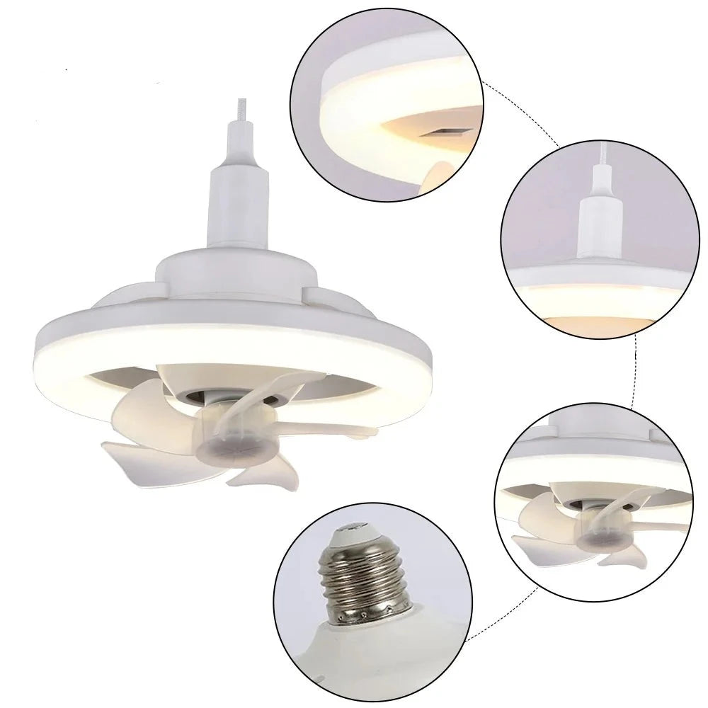 Ceiling Fan with Lighting Lamp