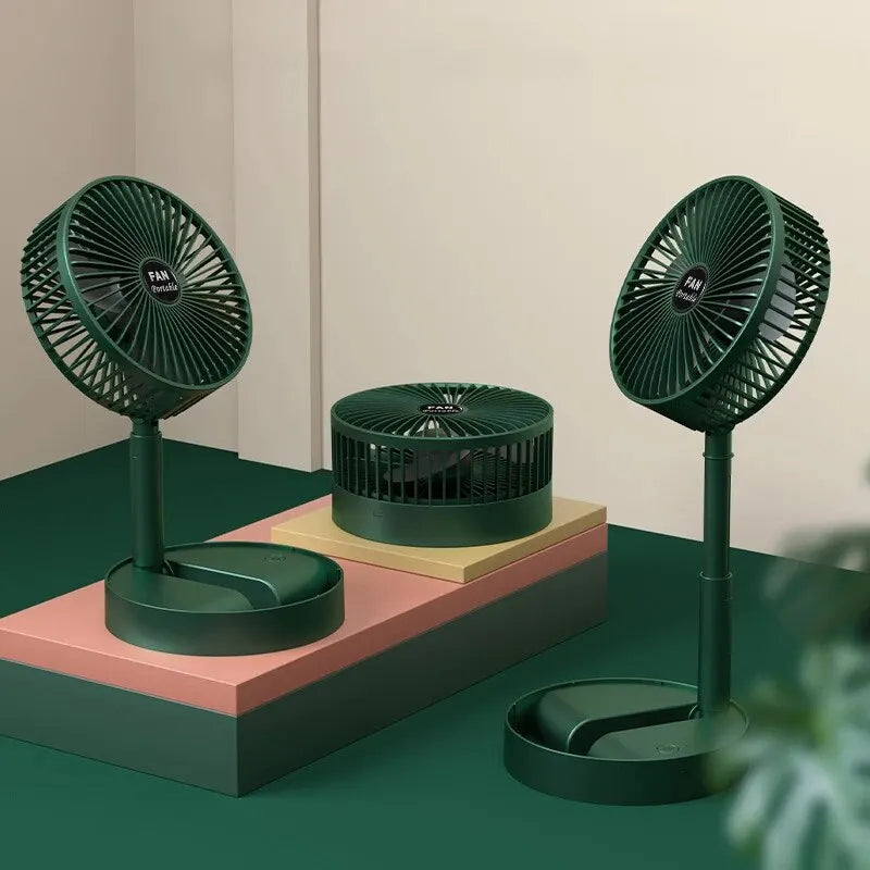 USB Charging Desktop Folding Fan 2000mAh