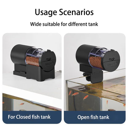 Intelligent Timing & Large CapacityAutomatic Fish Feeder