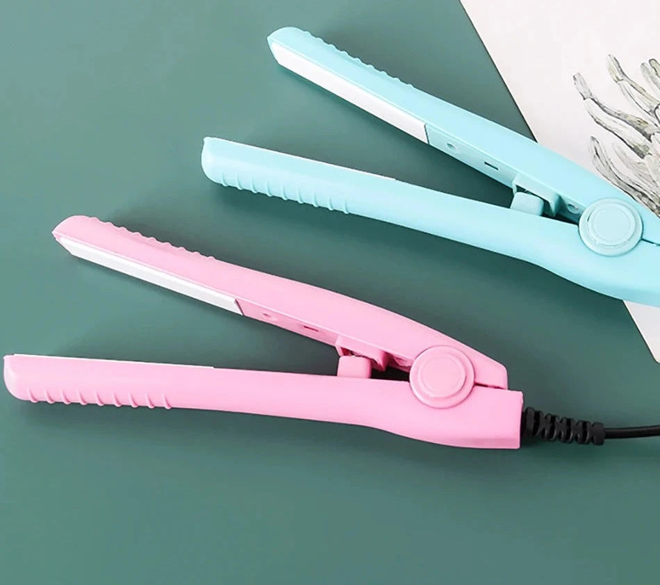 2 in 1 Portable Mini Hair Straightener