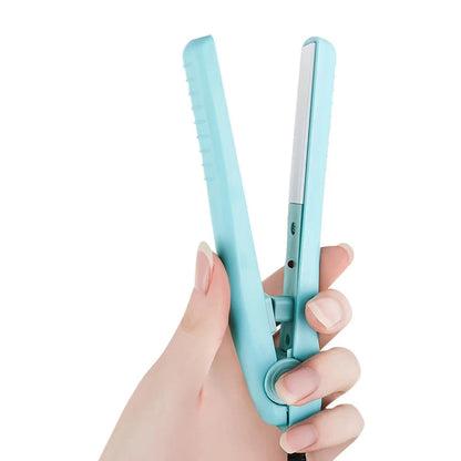 2 in 1 Portable Mini Hair Straightener