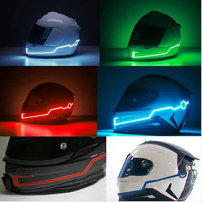 Kit de bandes LED pour casque de moto