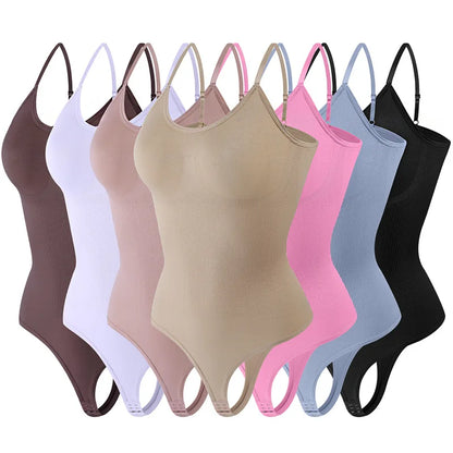 Shapewear Body String Fajas Colombianas Body Shaper Femmes Sans Couture Contrôle Du Ventre Gaine Amincissante Ventre Plat pour Sous-Vêtements