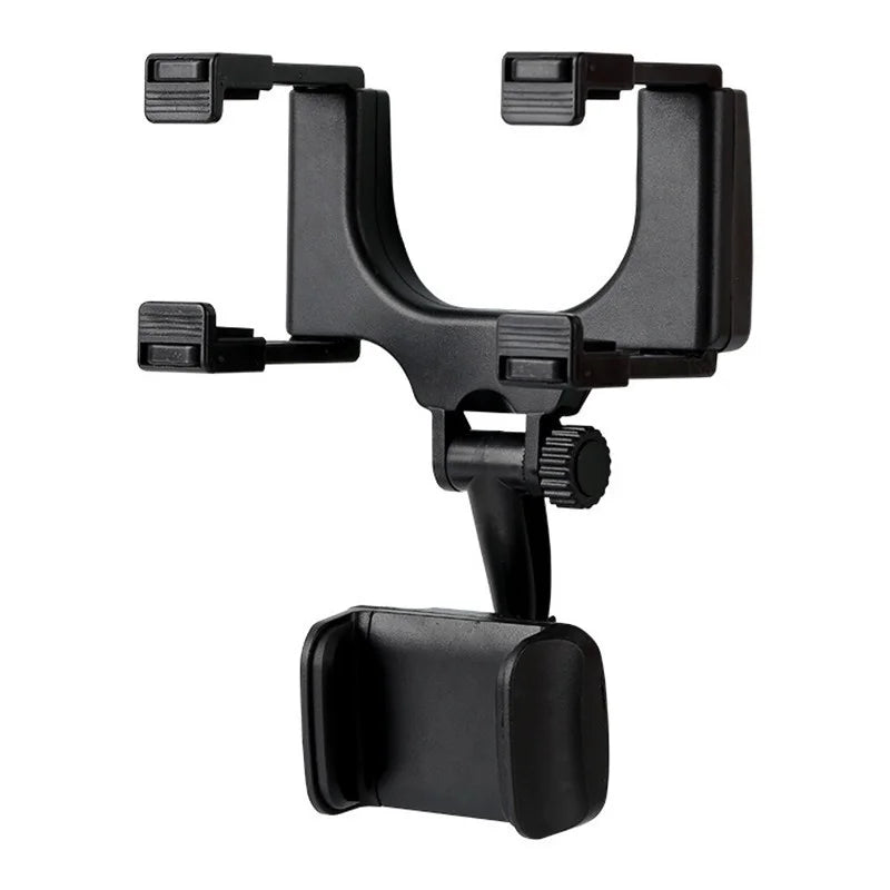 Universal 360-Degree Car Rearview Mirror Mount Holder for Cell Phones & GPS