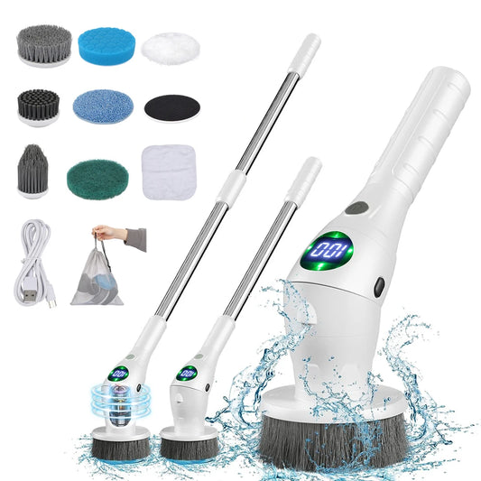 Rotatable Cleaning Brush For Bathroom Kitchen Windows Toilet