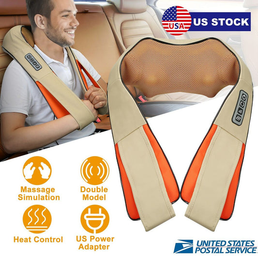 Smart 3D Electric Neck & Back Massager with Heat